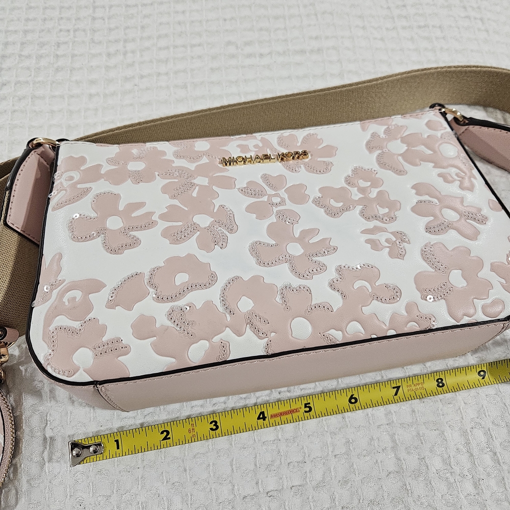 Michael Kors Pink and White Floral Women's Bag
